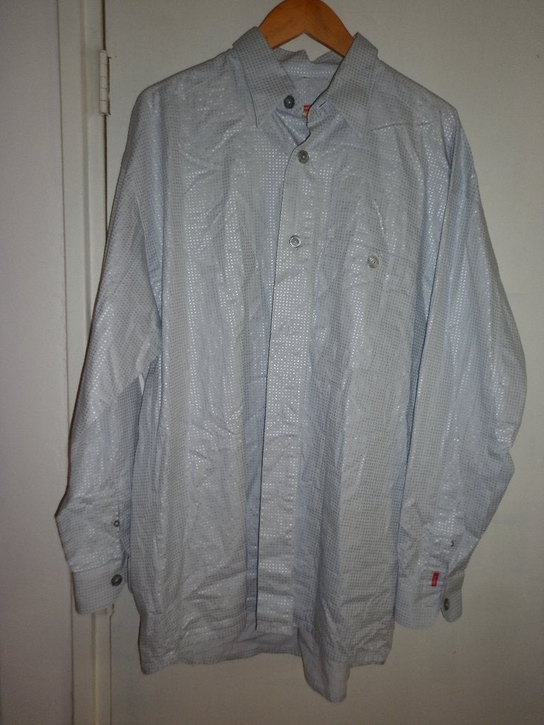 overhemd maat M  wide fit)    merk : Signum, Ophalen of Verzenden, Zo goed als nieuw, Blauw, Halswijdte 39/40 (M)