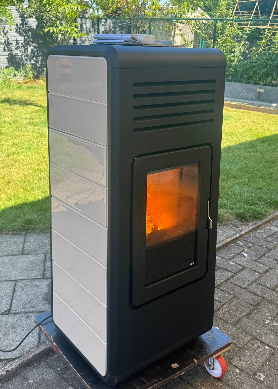 Pelletkachel MCZ Nima 11 kw met afstandsbeniening, Ophalen, Zo goed als nieuw, Overige brandstoffen, Pelletkachel