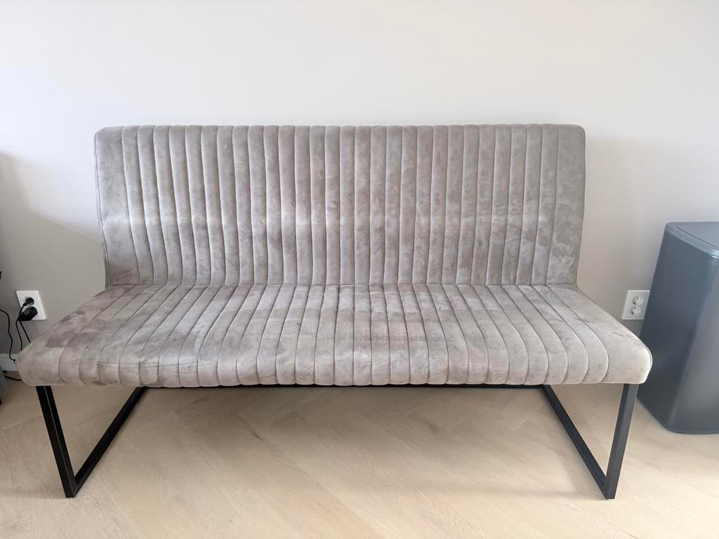 Industriële Eetkamerbank (160 cm), Ophalen, 150 tot 200 cm, Driepersoons, 75 tot 100 cm