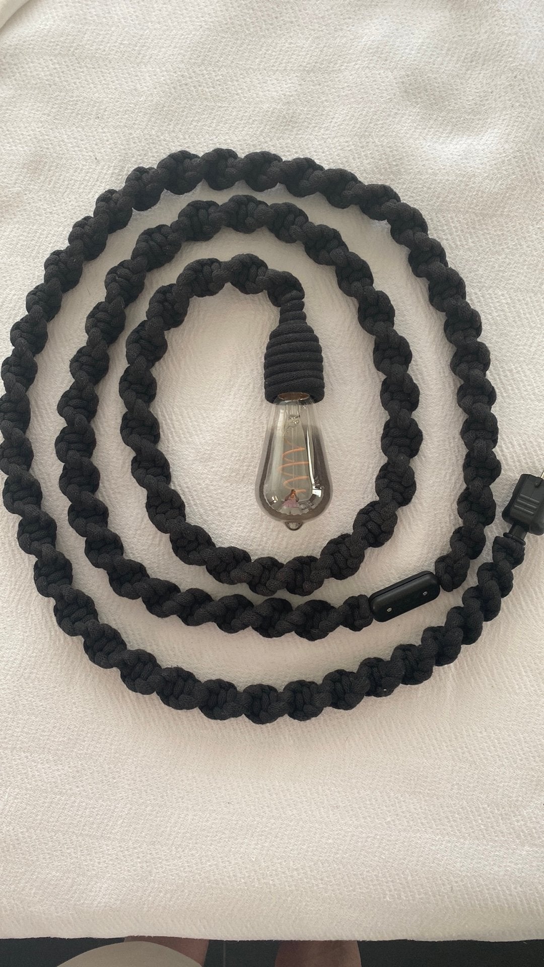 Te koop touwlamp, Ophalen of Verzenden, Zo goed als nieuw