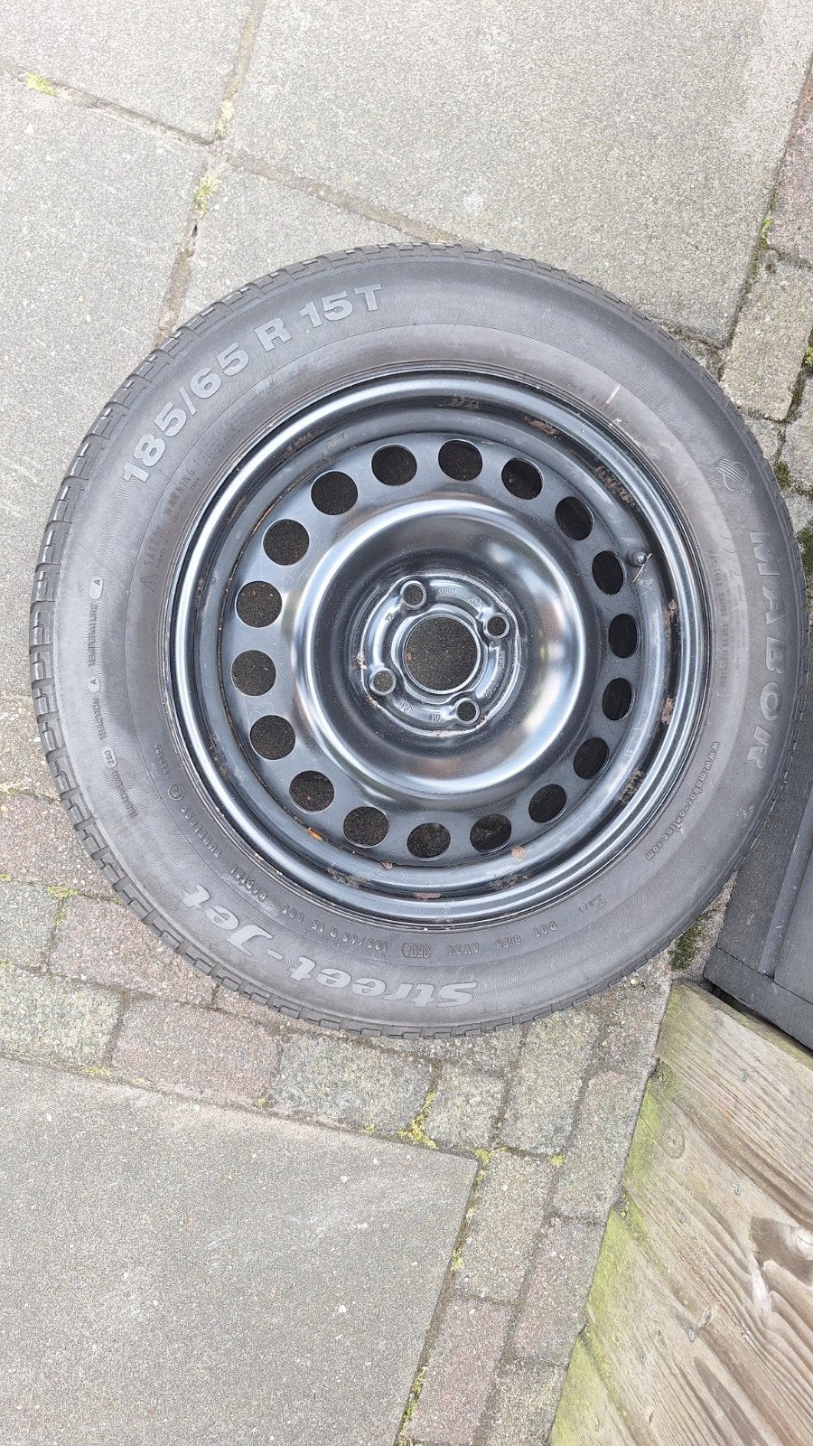thuiskomer (reserverwiel), Ophalen, Zo goed als nieuw