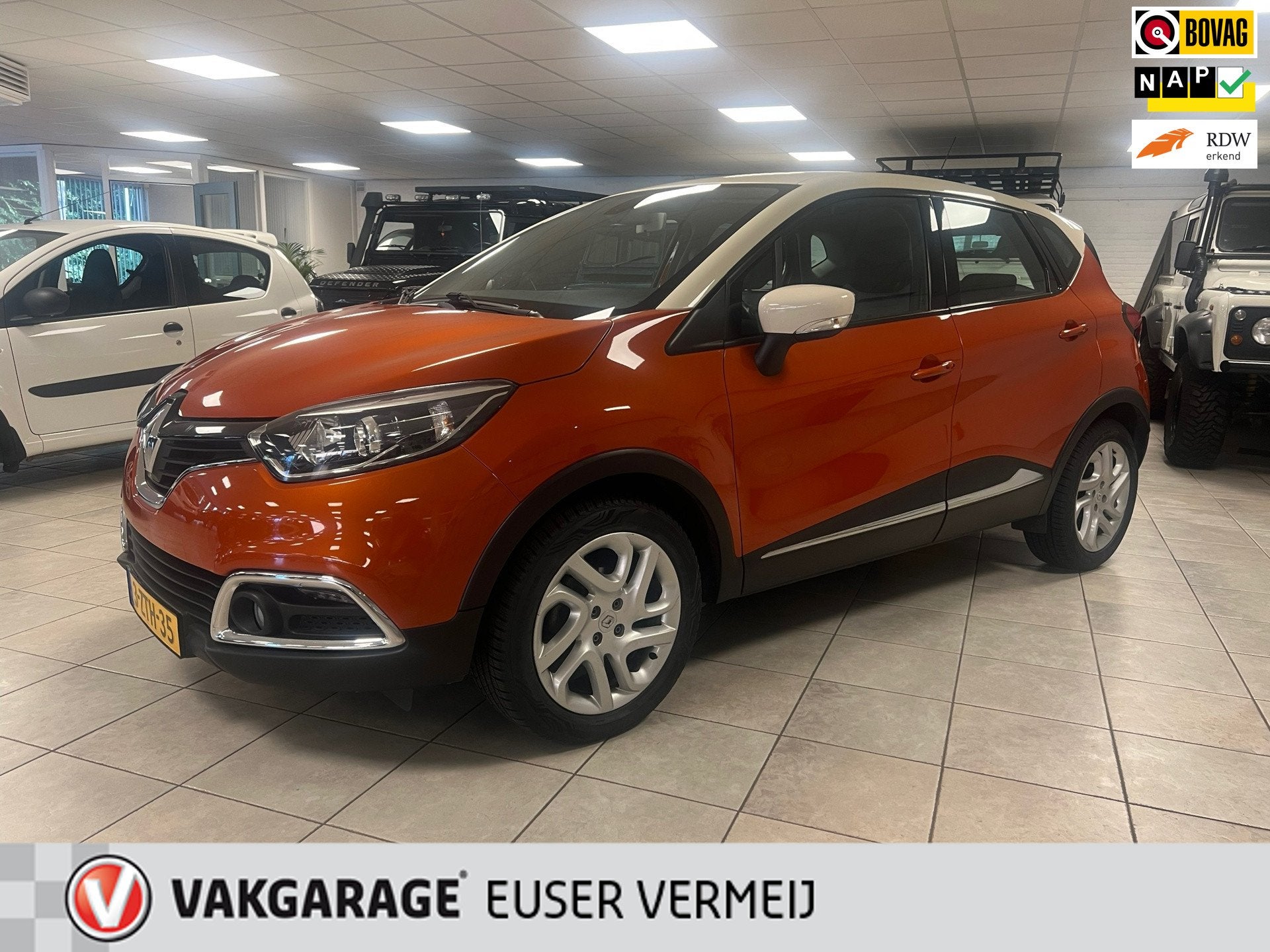 Renault Captur 0.9 TCe Dynamique goed onderhouden, Climate c, Stof, Gebruikt, Zwart, Overige kleuren