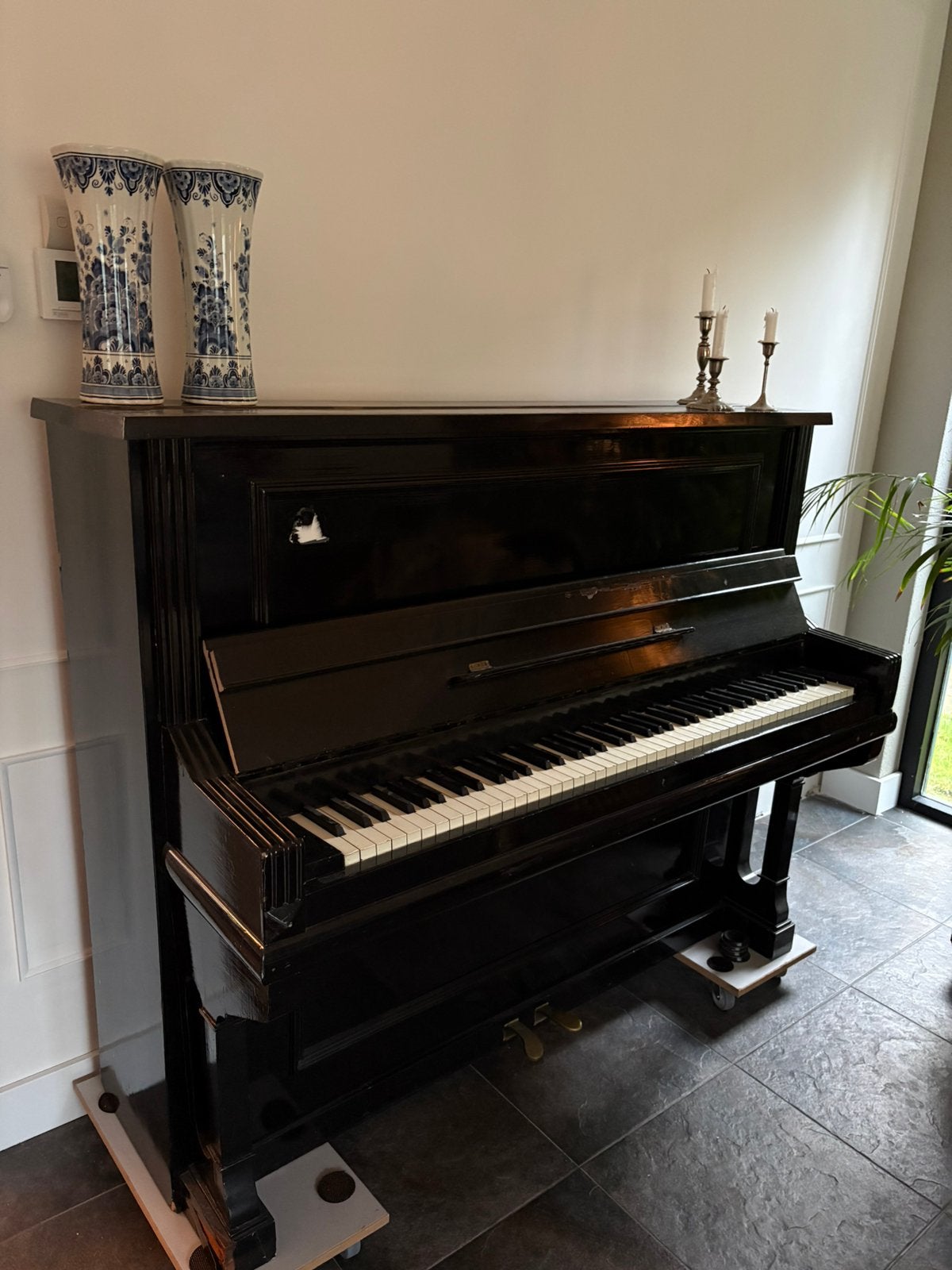 Gratis af te halen Piano zwart, Muziek en Instrumenten, Ophalen, Gebruikt, Zwart, Piano