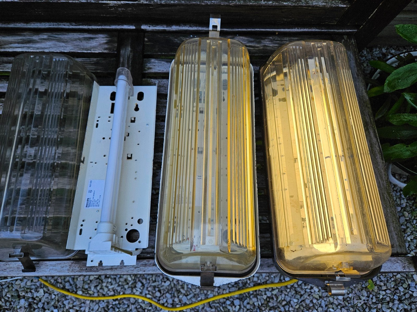 2 philips plc armaturen 24 watt, Kunststof, Gebruikt, Minder dan 50 watt, Ophalen of Verzenden