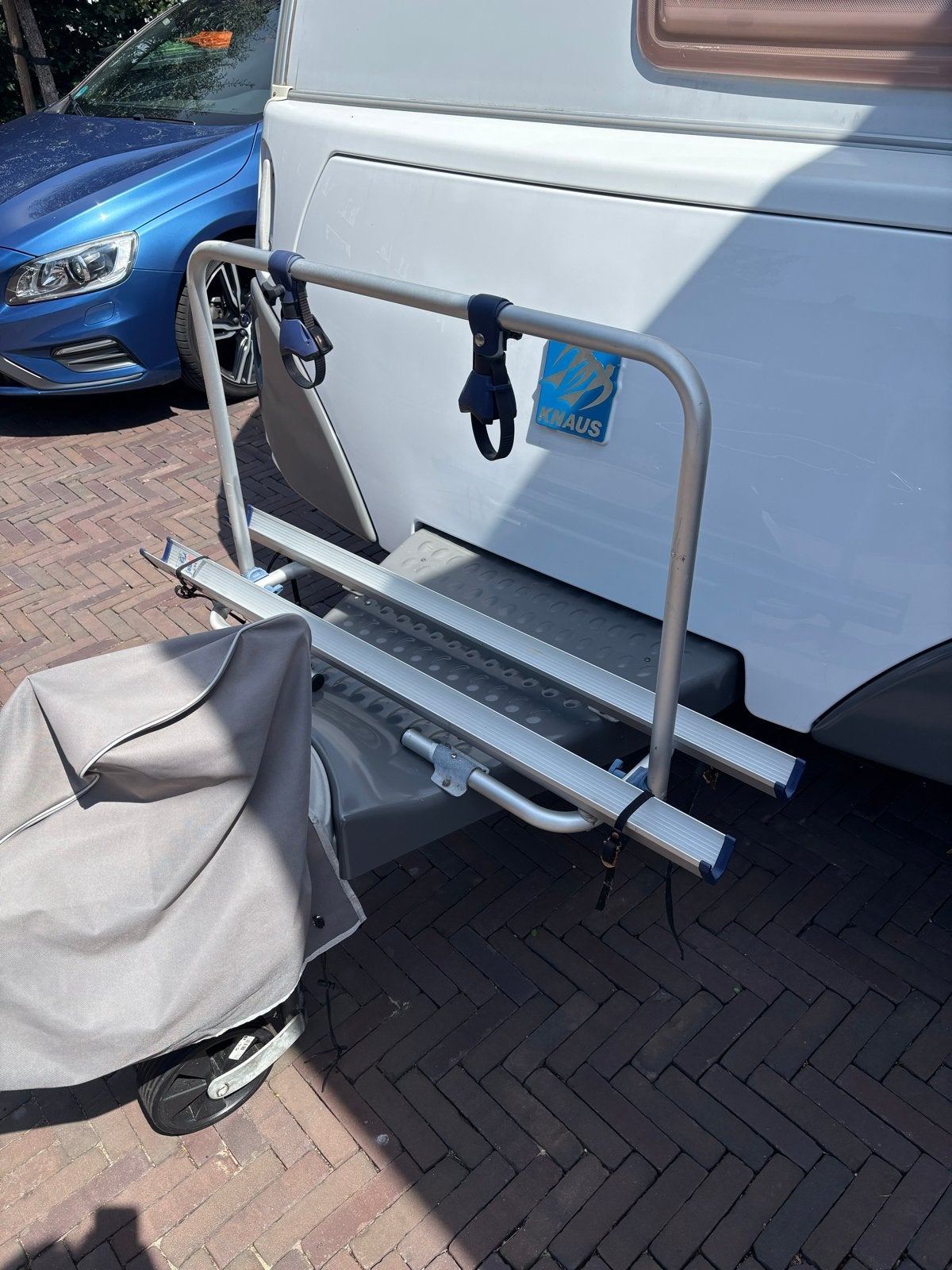 Omni-Bike Fietsendrager voor 2 fietsen max 50 kg - Caravan, Ophalen, 2 fietsen, Gebruikt, Fietsendrager-accessoire