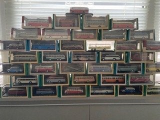 55 metalen autobusmodellen schaal 1:72, Ophalen of Verzenden, Nieuw, Bus of Vrachtwagen