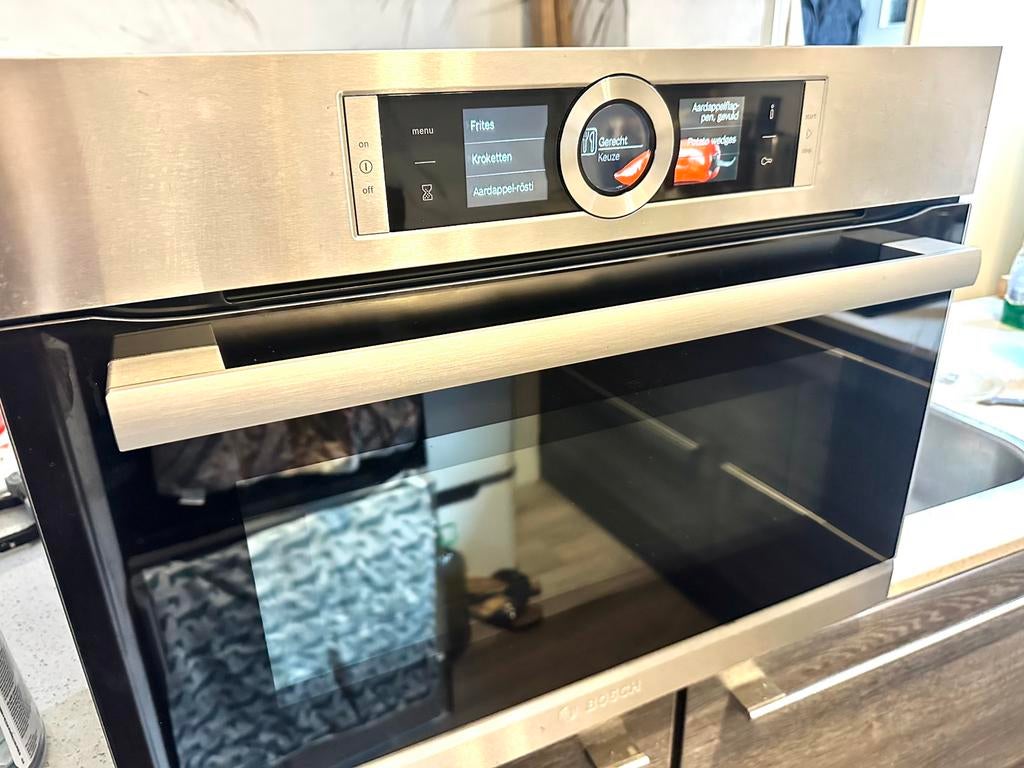 Bosch inbouw combioven magnetron 45/60, Ophalen, Zo goed als nieuw