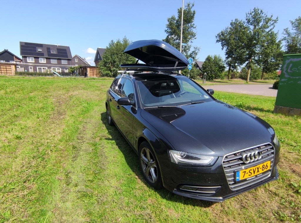Dakkoffer XXL 600 liter incl. montage en reserve dakkoffer, Auto diversen, Dakkoffers, Ophalen, Zo goed als nieuw