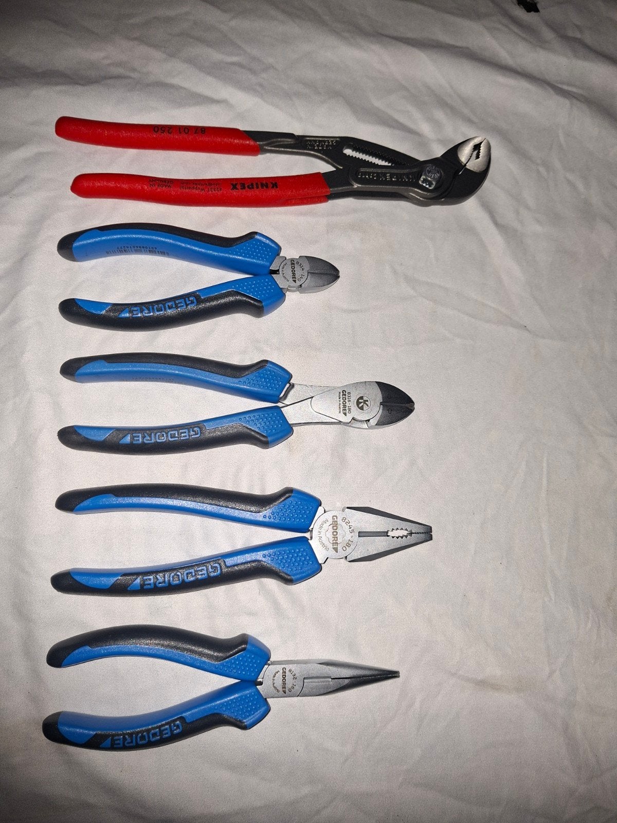 Gedore en Knipex Tangen Set (5 stuks), Ophalen of Verzenden, Nieuw
