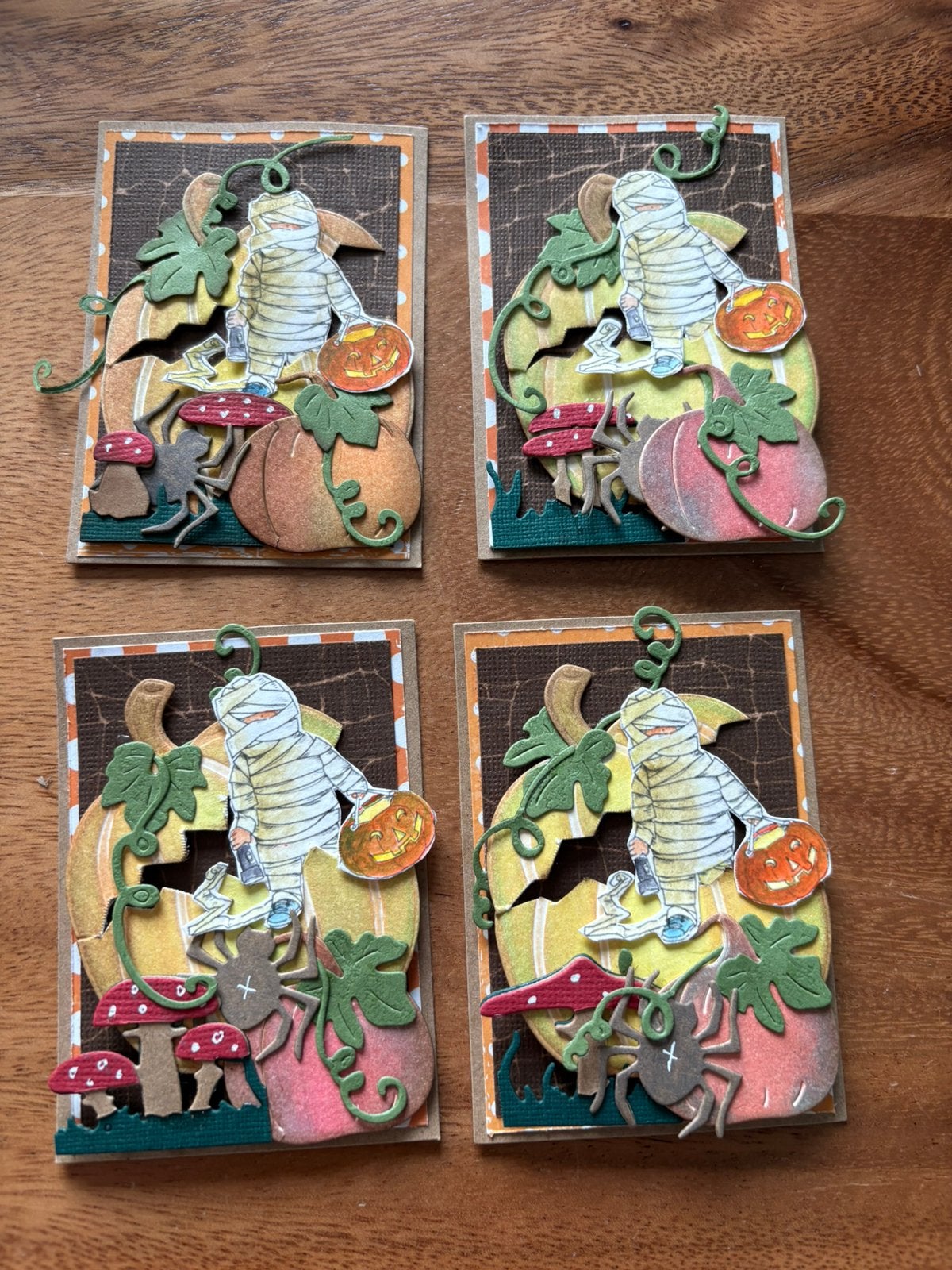 4x kleine enkele kaartjes samen  1,50 set 1, Ophalen of Verzenden, Zo goed als nieuw, Overige thema's