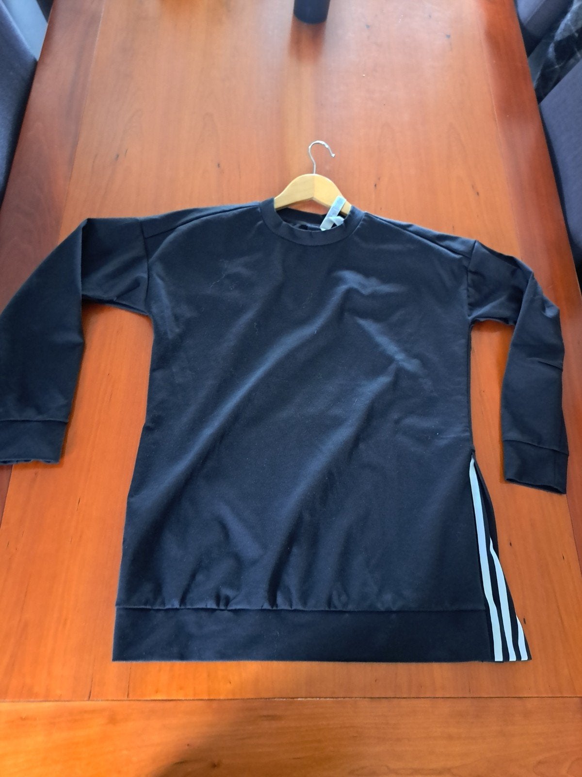 Adidas Zwarte Sweater Maat M - nieuw, Maat 38/40 (M), Adidas, Zwart, Nieuw