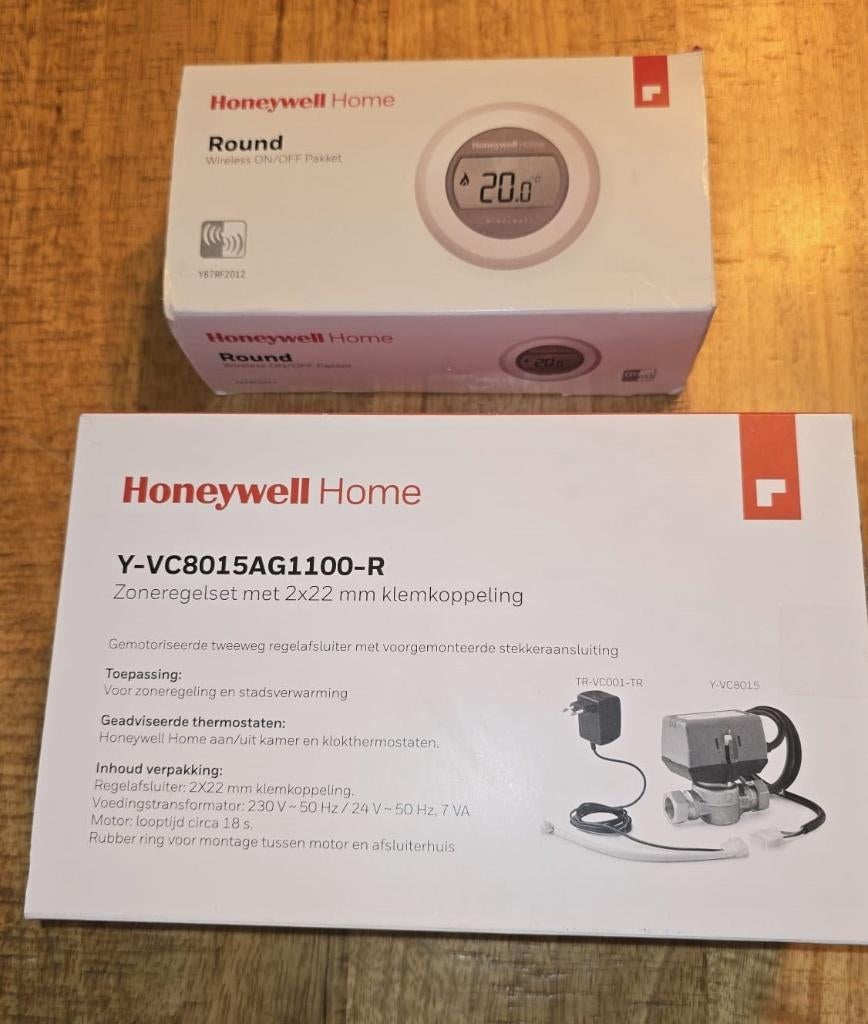 Honeywell Home Y-VC8015AG1100-R Zoneregelset - thermostaat, Doe-het-zelf en Verbouw, Verwarming en Radiatoren, Nieuw, Thermostaat
