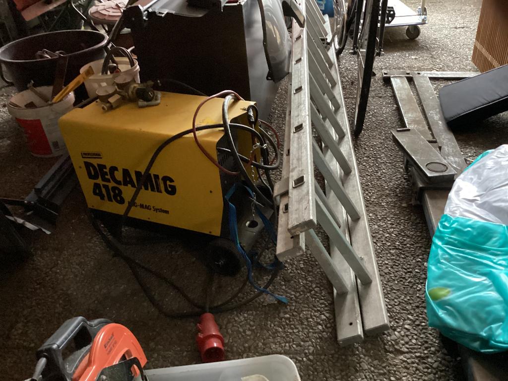 Lasapparaat, Ophalen, Gebruikt, Minder dan 150 ampère, Elektroden
