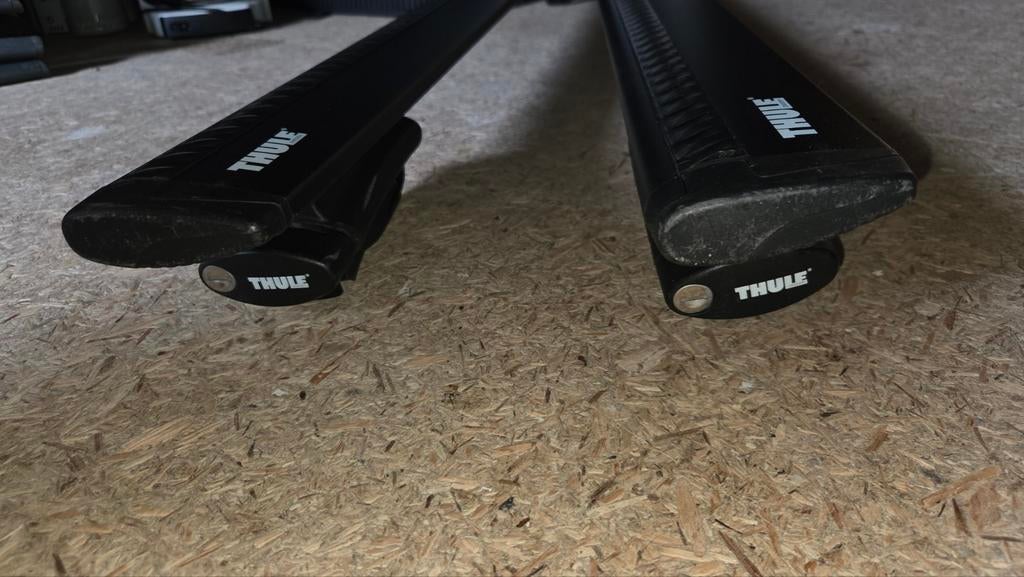 Thule dakdragers Wingbar voor open rail, Auto diversen, Dakdragers, Ophalen