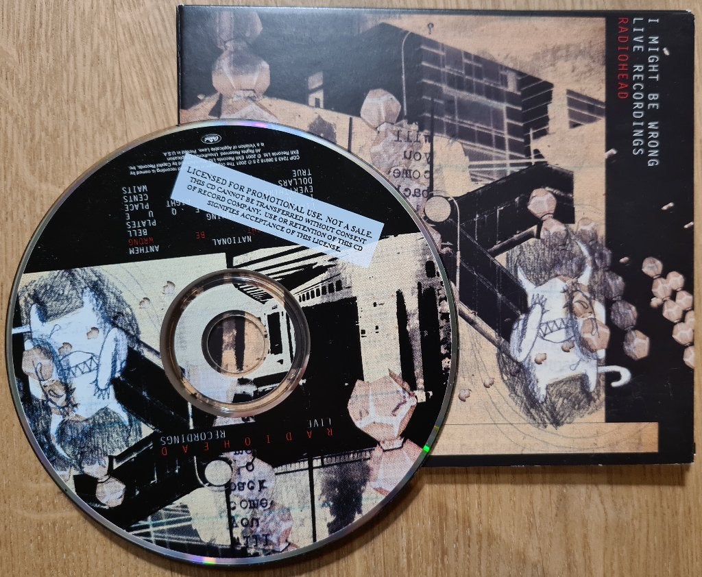 RADIOHEAD - I might be wroing: Live ( p.ro.mo CD ), Ophalen of Verzenden, Zo goed als nieuw, Alternative Rock