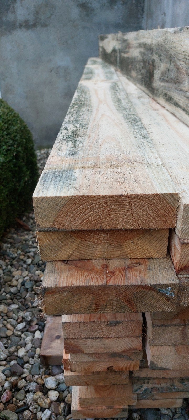 72 mooie rechte grenen balken NIEUW, Doe-het-zelf en Verbouw, Hout en Planken, Nieuw, Balk, Grenen, 300 cm of meer, 50 mm of meer