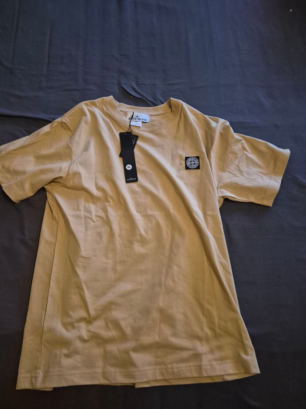 Stone Island T-shirt Beige Maat XL, Beige, Ophalen of Verzenden, Stone Island, Maat 56/58 (XL)