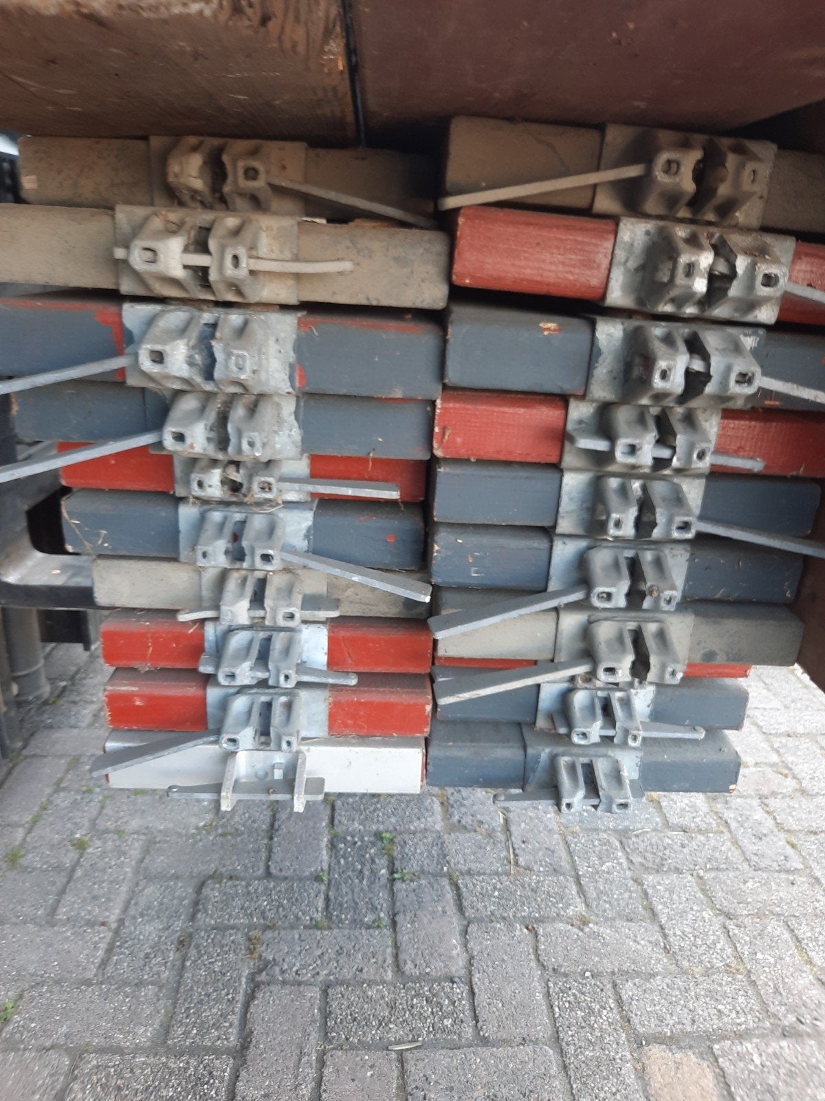 layher kantplanken, Ophalen of Verzenden, Minder dan 180 cm, Palen