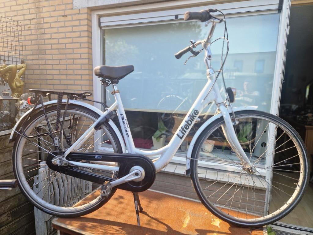 Lifebike Damesfiets - Aluminium Frame, Velgrem, 50 tot 53 cm, Ophalen, Overige merken