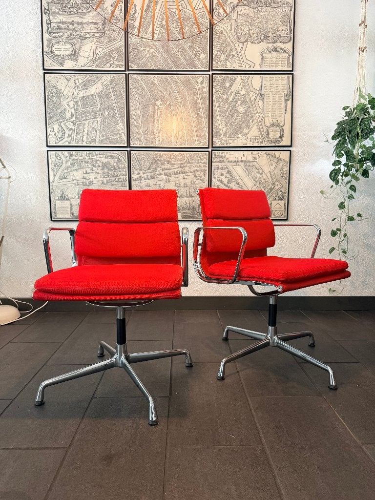 Vitra Eames EA207 softpad REPLICA (voorraad: 2), Ophalen, Gebruikt, Metaal, Vintage / modern