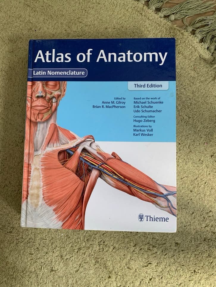 Atlas of Anatomy - Thieme - Derde Editie, Ophalen of Verzenden, Beta, Zo goed als nieuw, WO