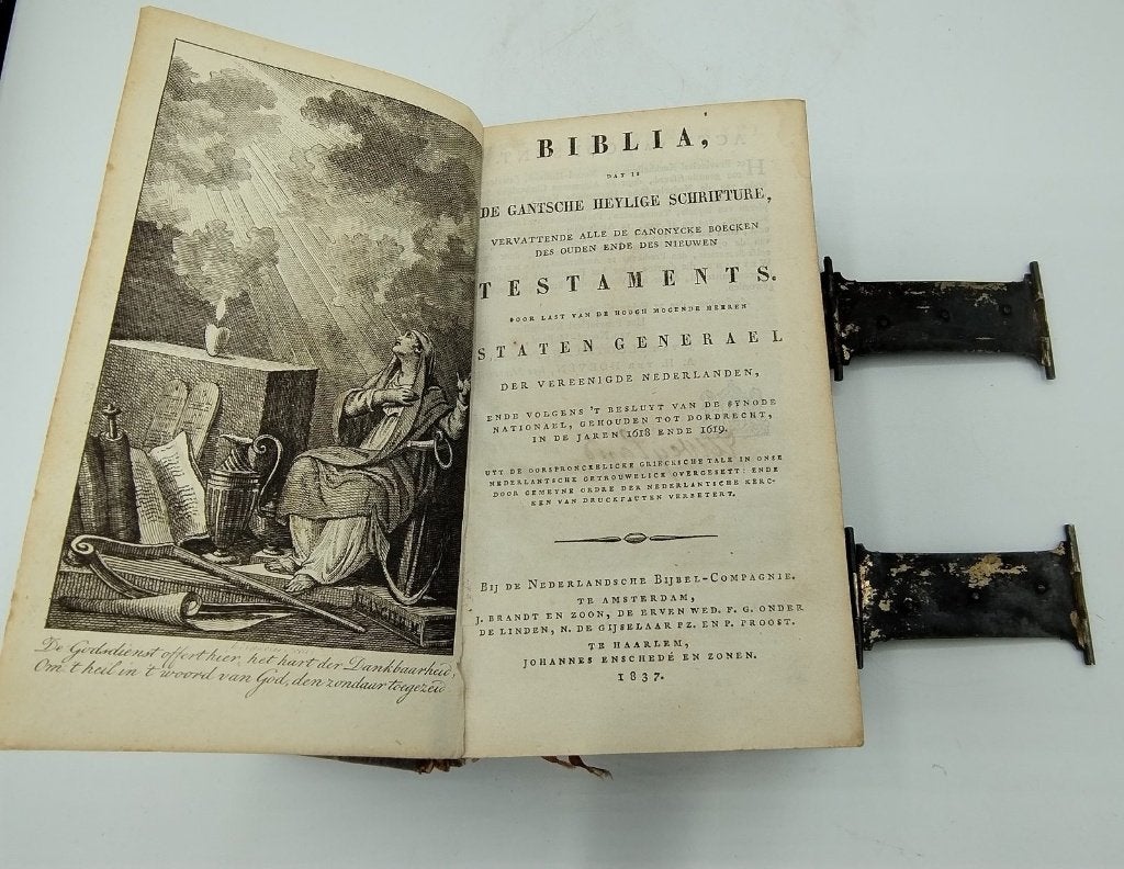 Bijbel met zilveren sloten, 1859, Verzenden