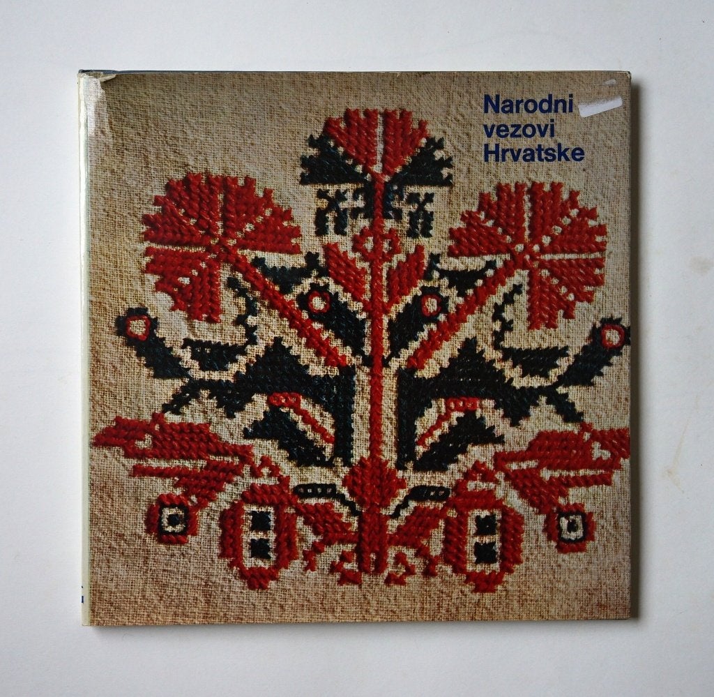 vintage traditioneel borduur boek narodni vezovi hrvatske, Ophalen of Verzenden, Gebruikt, Handborduren, Patroon