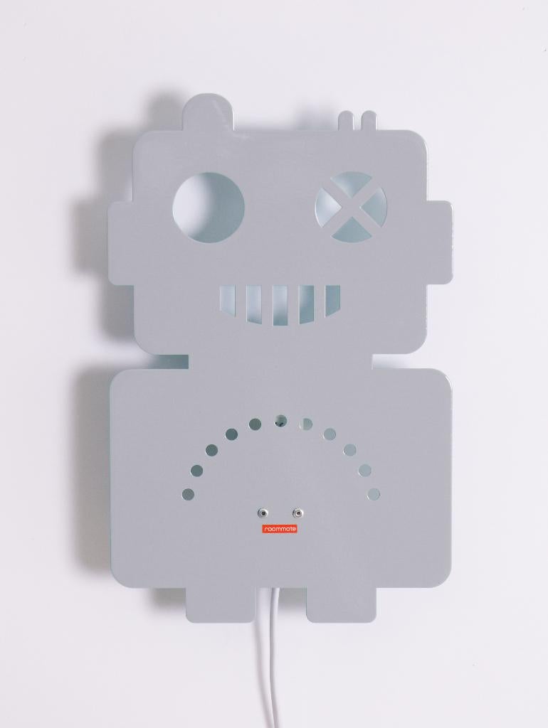 Kinderlamp Wandlamp Lamp Robot Grijs Roommate, Info@roommate.dk, Tæbyvej 5 2610 Rødovre, Roommate, Nieuw