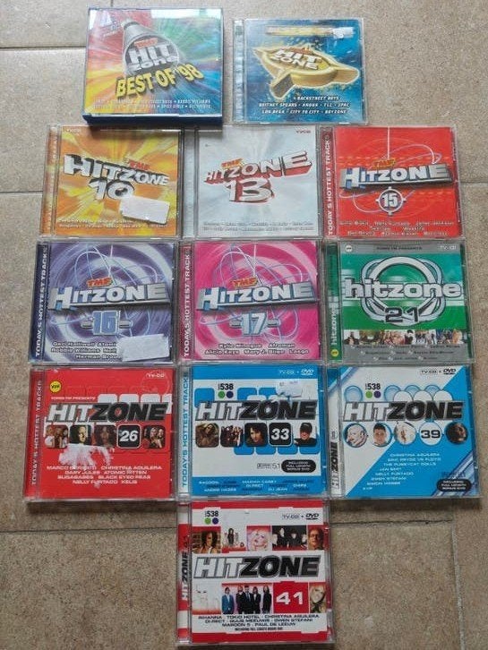 Grote collectie Hitzone CD's - Pop en Dance hits, Gebruikt, Inclusief doosje, Pop, Ophalen of Verzenden