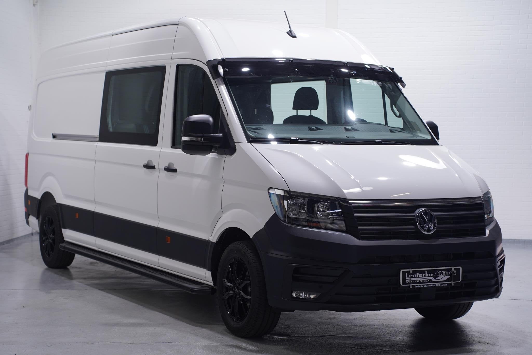 Volkswagen Crafter 2.0 TDI 140 pk L4H3 Dubbel Cabine 6p Airc, Auto's, Bestelauto's, Voorwielaandrijving, Stof, Gebruikt, 4 cilinders