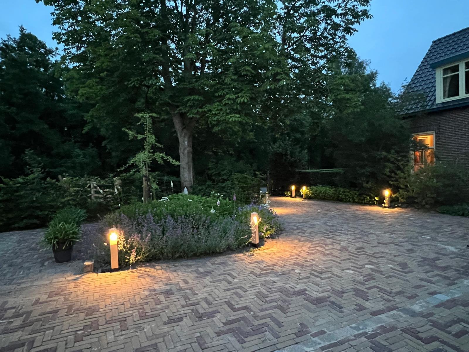 Tuinverlichting Hout, Tuin en Terras, Buitenverlichting, Ophalen, Minder dan 50 watt, Overige typen, Nieuw