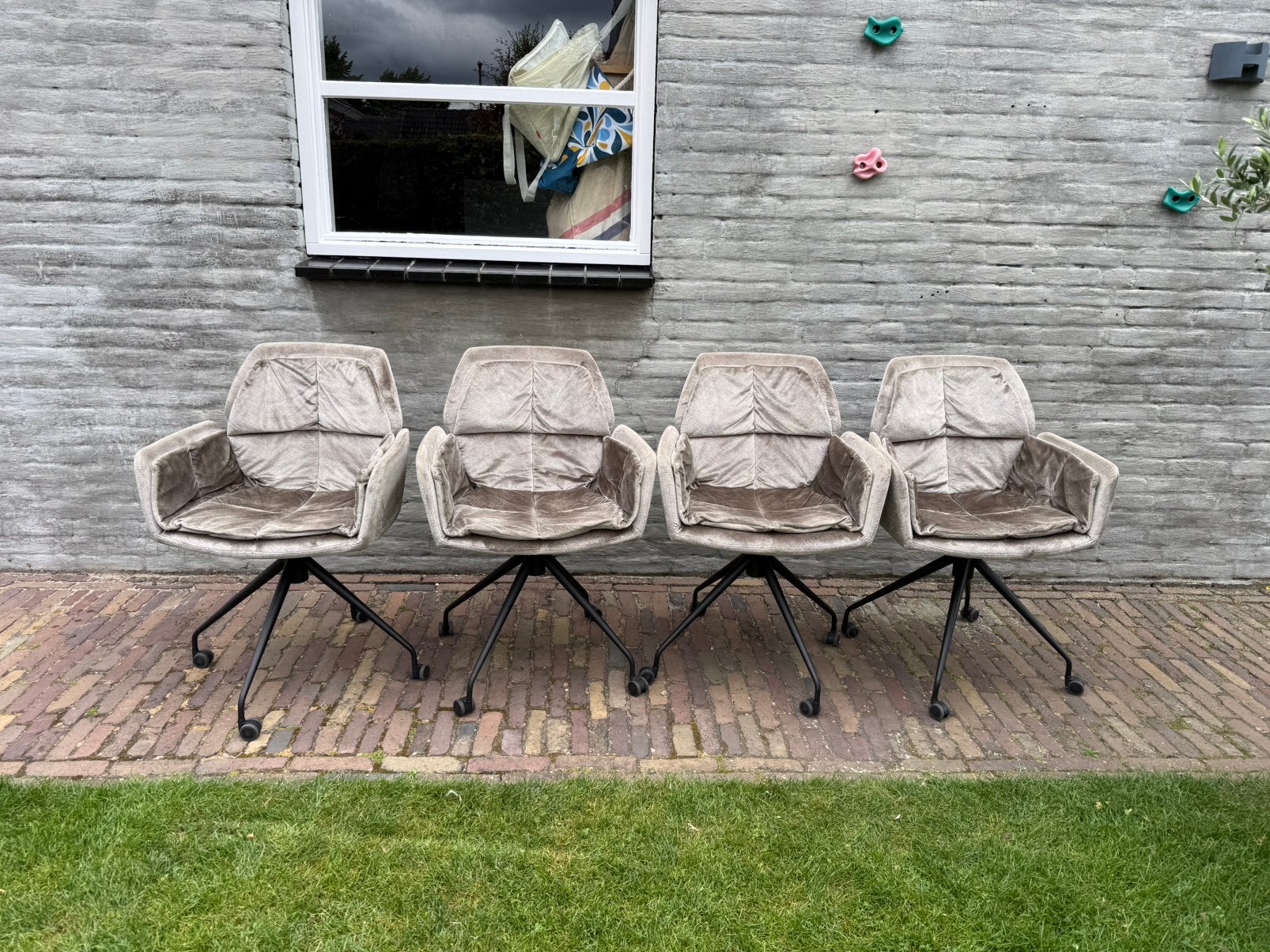 4x Mobitect Mood 96, draaibaar en wielen, zeer scherpe prijs, Mobitec, Overige kleuren, Ophalen of Verzenden, Zo goed als nieuw