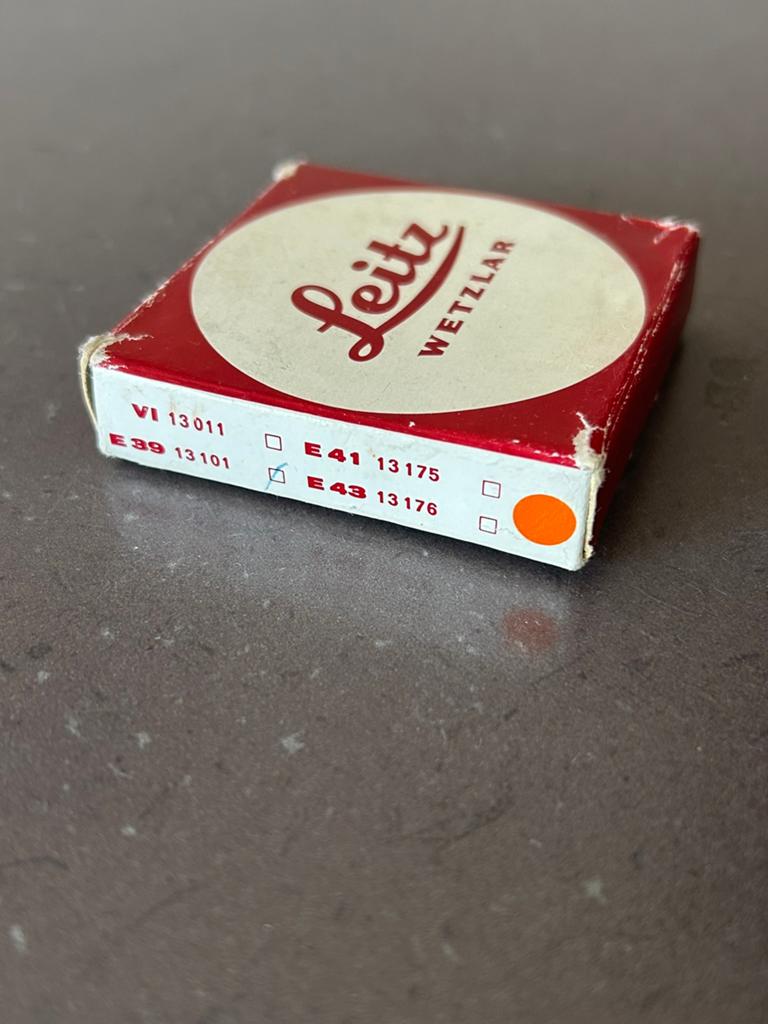 Leitz Wetzlar 43mm filter, Ophalen of Verzenden, Zo goed als nieuw, Overige typen