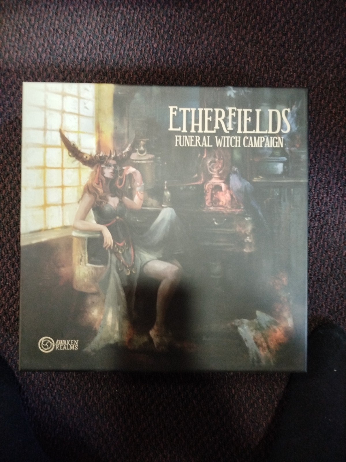 Etherfields Funeral Witch Campaign - Sun Dipped Versi, Een of twee spelers, Ophalen, Zo goed als nieuw, Awaken Realms