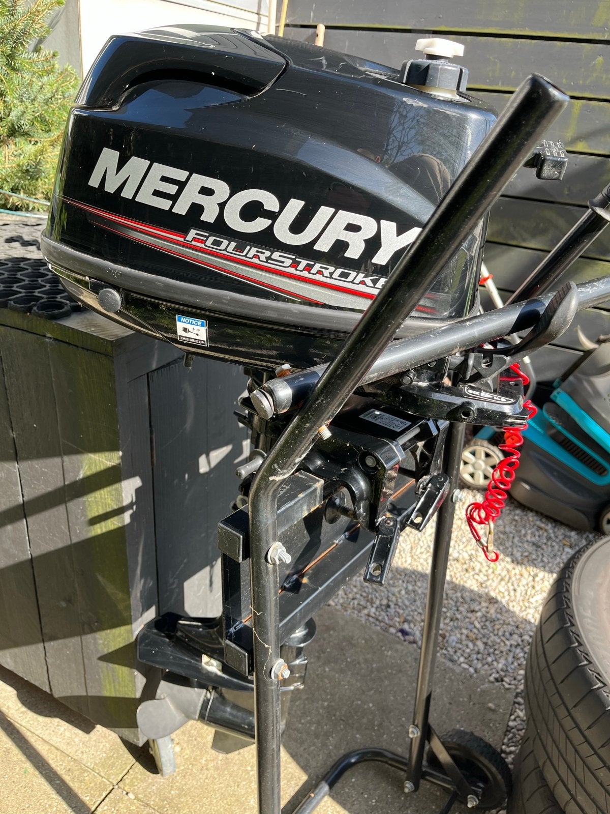 Mercury 6 pk FourStroke kortstaart Buitenboordmotor, Watersport en Boten, Ophalen, Gebruikt, 5 tot 10 pk, Viertaktmotor