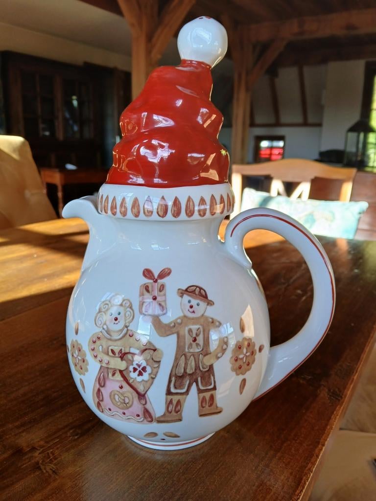 Gluhweinkan of theepot kerst verzamel item..., Ophalen of Verzenden, Zo goed als nieuw
