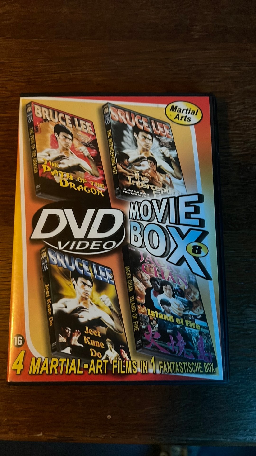 DVD BRUCE LEE MARTIAL ARTS 16 JAAR., Vanaf 16 jaar, Ophalen of Verzenden, Zo goed als nieuw