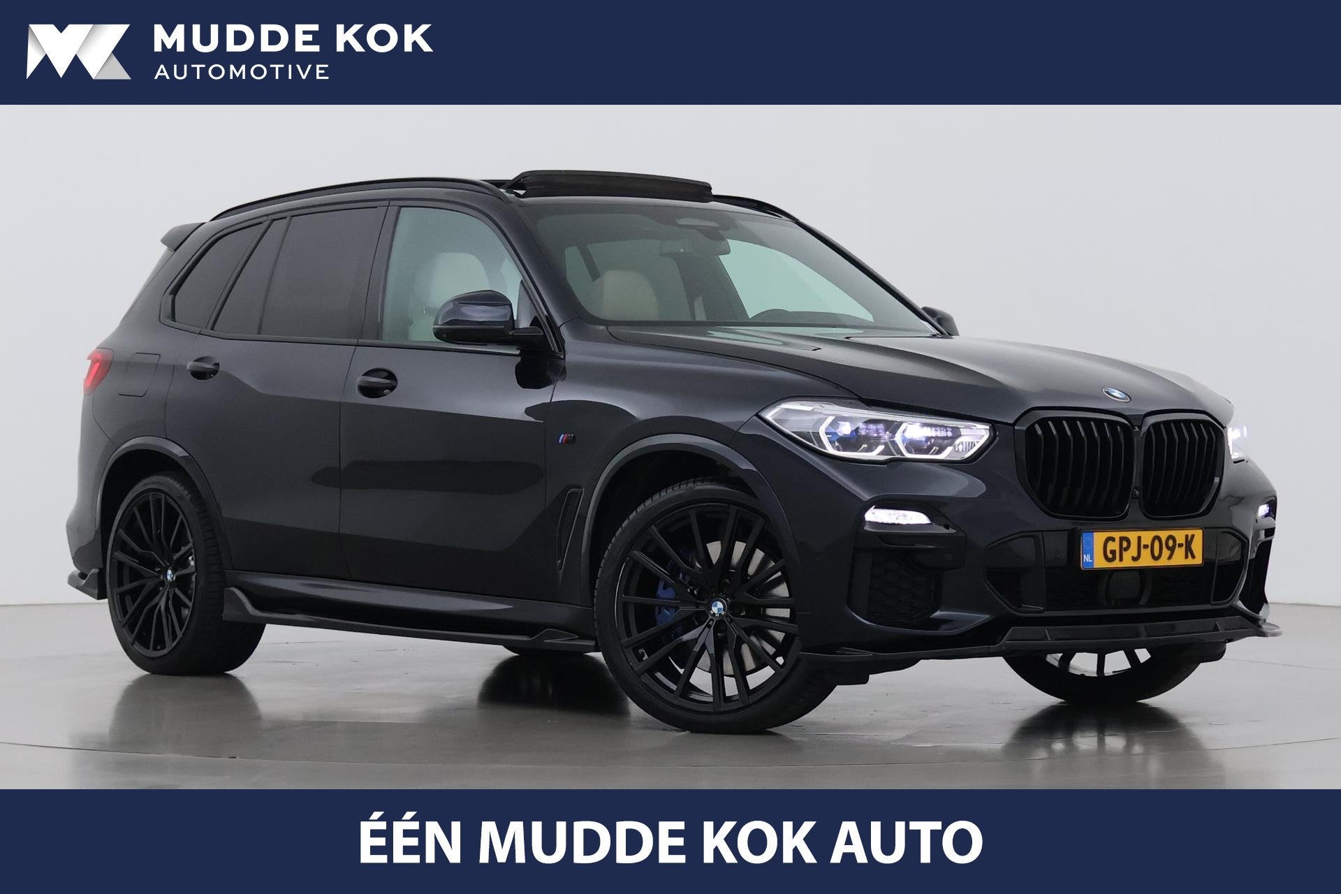 BMW X5 xDrive45e High Executive | M Pakket | Luchtvering | H, Automatische klimaatregeling, Gebruikt, 394 pk, Zwart