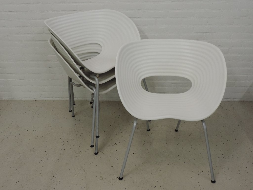 Vitra TOM VAC stoel, design  Ron Arad, gebruikt, Ophalen, Gebruikt, Wit, Metaal