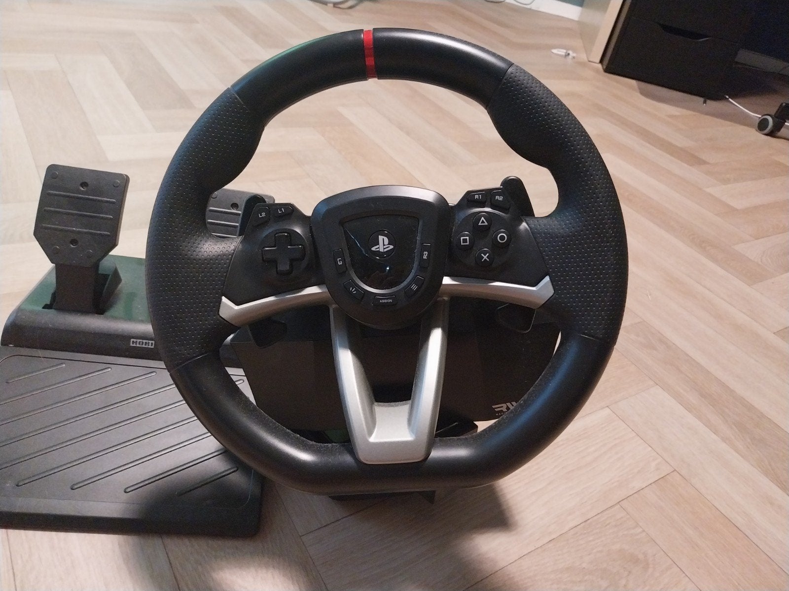 Racestuur, Spelcomputers en Games, Spelcomputers | Sony PlayStation Consoles | Accessoires, Ophalen, Zo goed als nieuw, Stuur of Pedalen