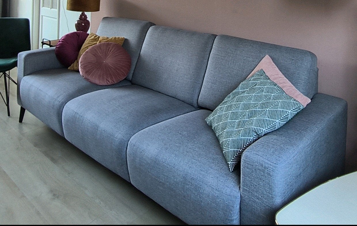 Moderne 3-zitsbank (2.5m), Ophalen, Gebruikt, Stof, Modern