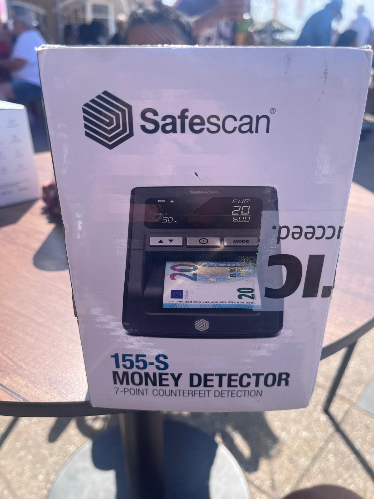 Nieuw in doos Safescan 155-S Geld Detector Zwart, Ophalen of Verzenden, Nieuw, Overige typen