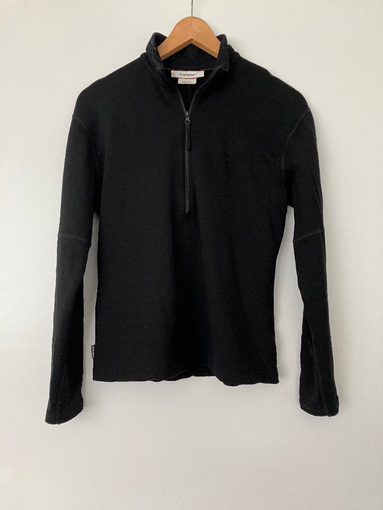 icebreaker realfleece top XS dames, Kleding | Dames, Verzenden, Zwart, Icebreaker, Maat 34 (XS) of kleiner