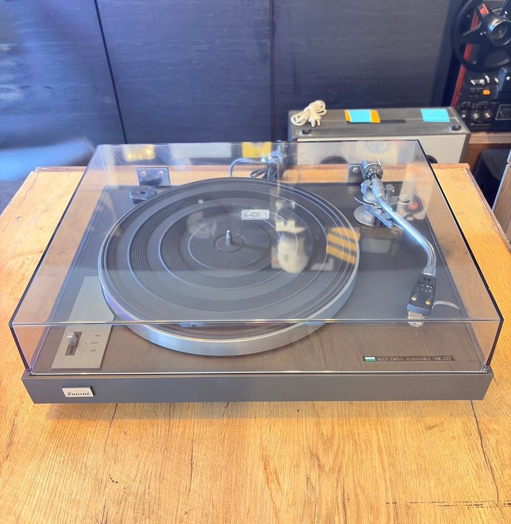 Sansui SR-222 | belt-drive | GARANTIE, Overige merken, Sansui ST 222, Refurbished, Ophalen of Verzenden