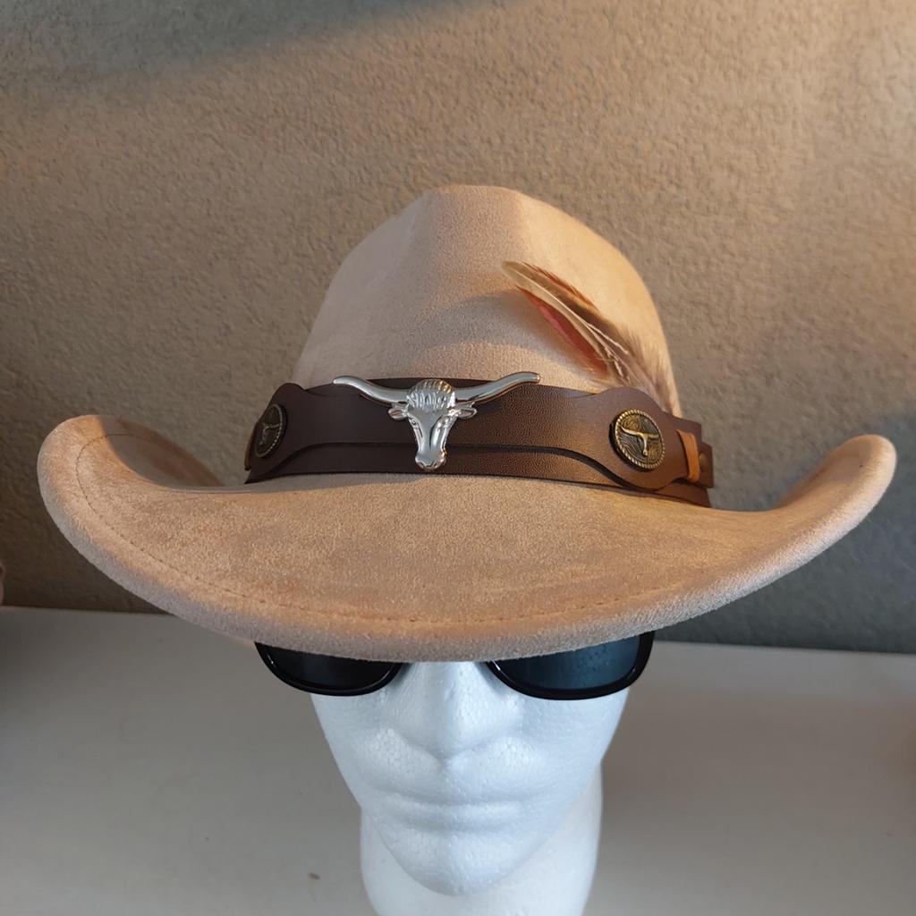 Western Style Cowboy Hat, Kleding | Heren, Hoeden en Petten, Ophalen of Verzenden, Zo goed als nieuw