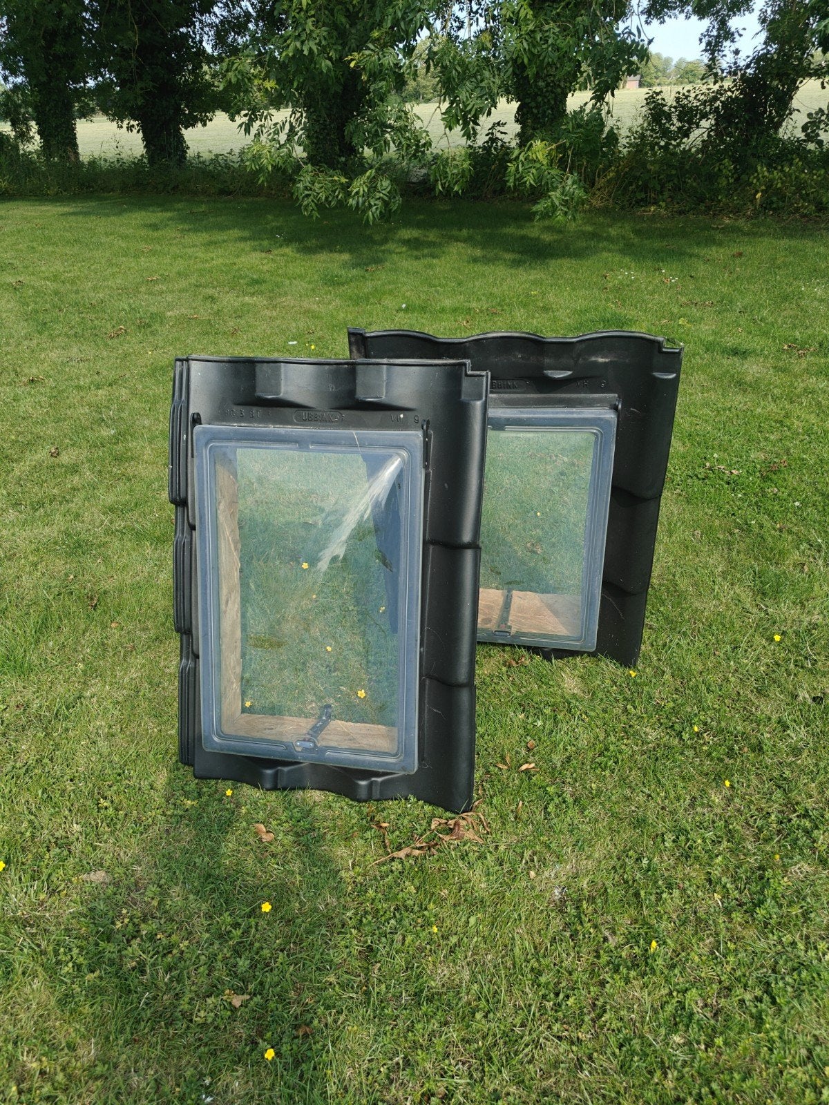 2 Ubbink kunststof dakramen, Ophalen, Gebruikt, Minder dan 80 cm, 80 tot 120 cm
