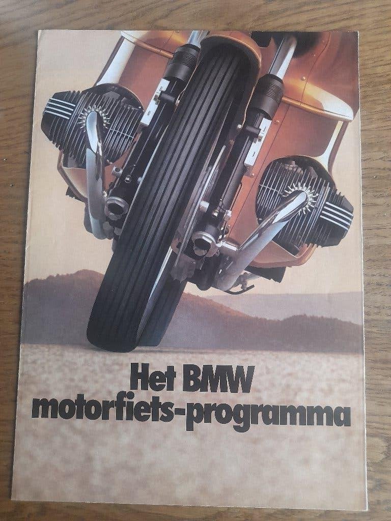 Folder BMW Motorfietsprogramma, Motoren, Ophalen of Verzenden, BMW