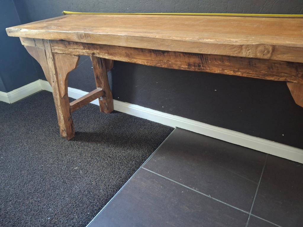 Bankje /  site table, Ophalen, Gebruikt, 100 tot 150 cm, 25 tot 50 cm