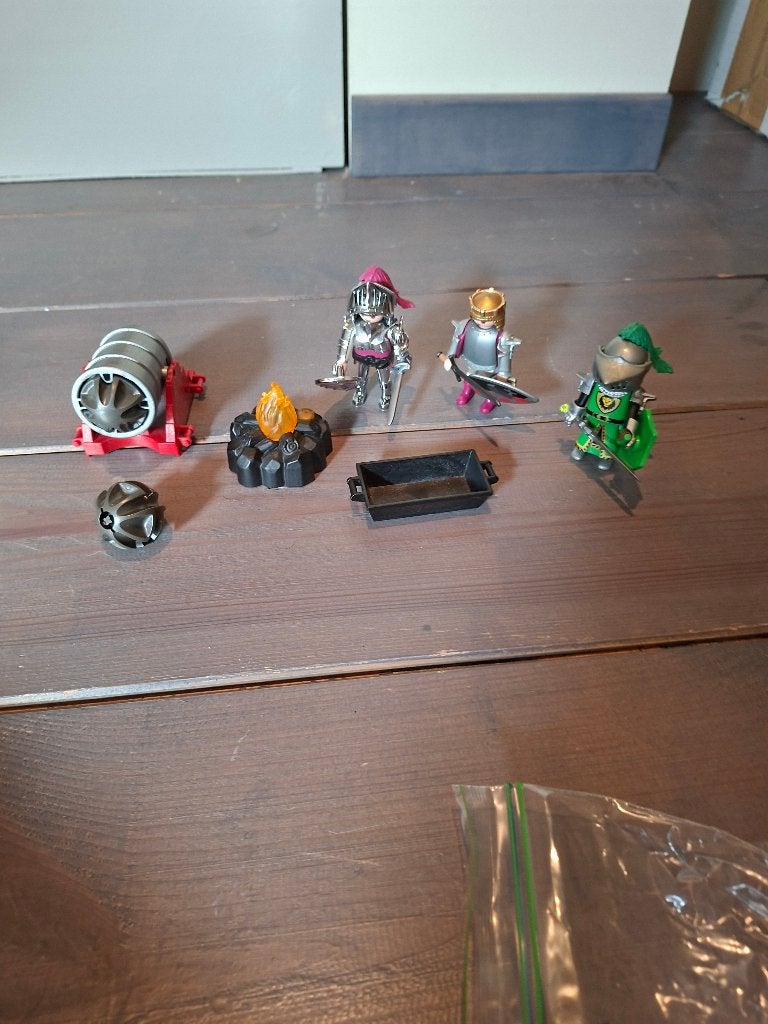Playmobil ridder met kanon, Complete set, Ophalen of Verzenden, Zo goed als nieuw, Knights