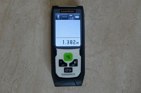 Laserliner LaserRange-Master Gi5 Afstandsmeter - 50 meter, Doe-het-zelf en Verbouw, Meetapparatuur, Ophalen of Verzenden, Zo goed als nieuw